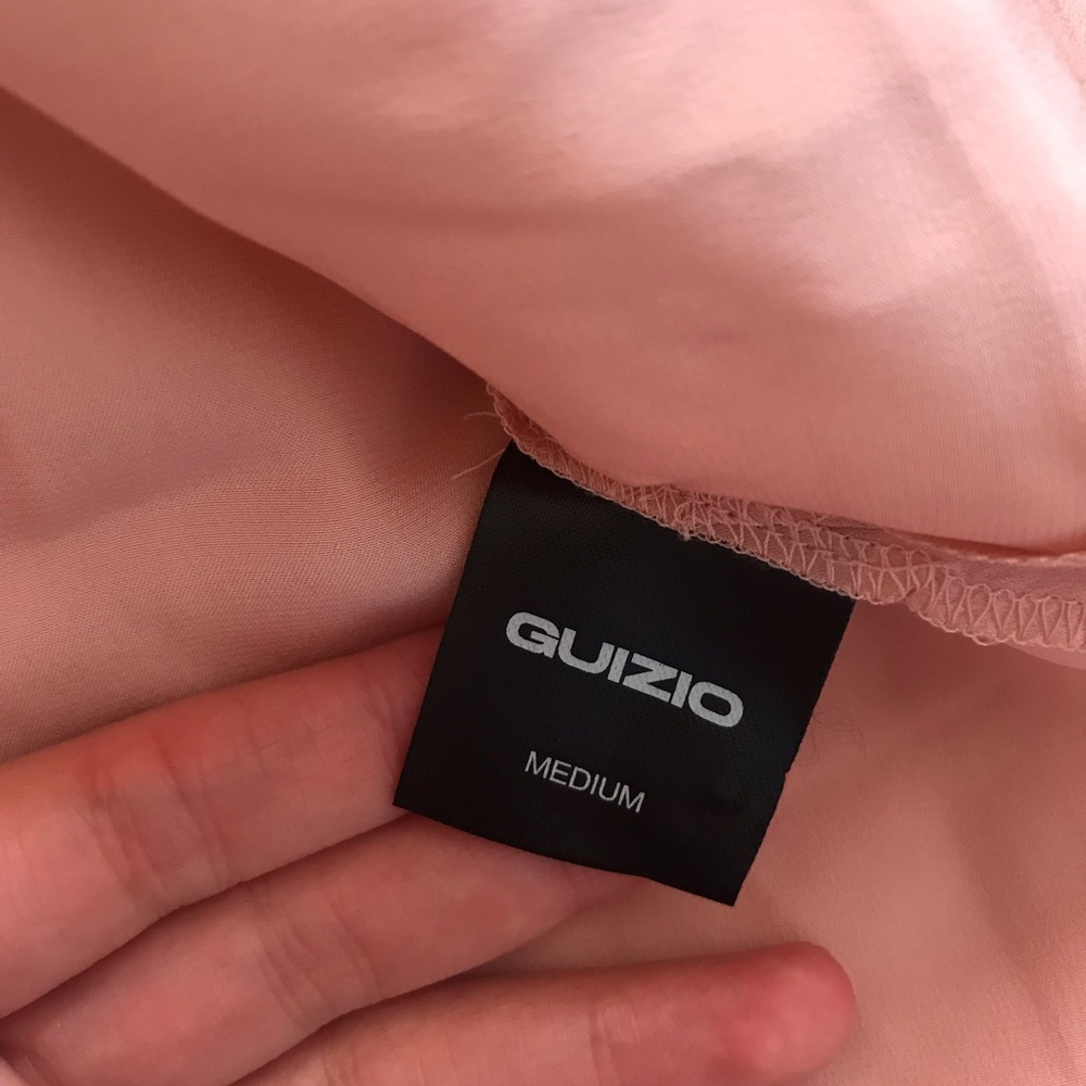 SOLD.NWT Danielle Guizio Silk Button Down Shirt - Picture 5 of 7